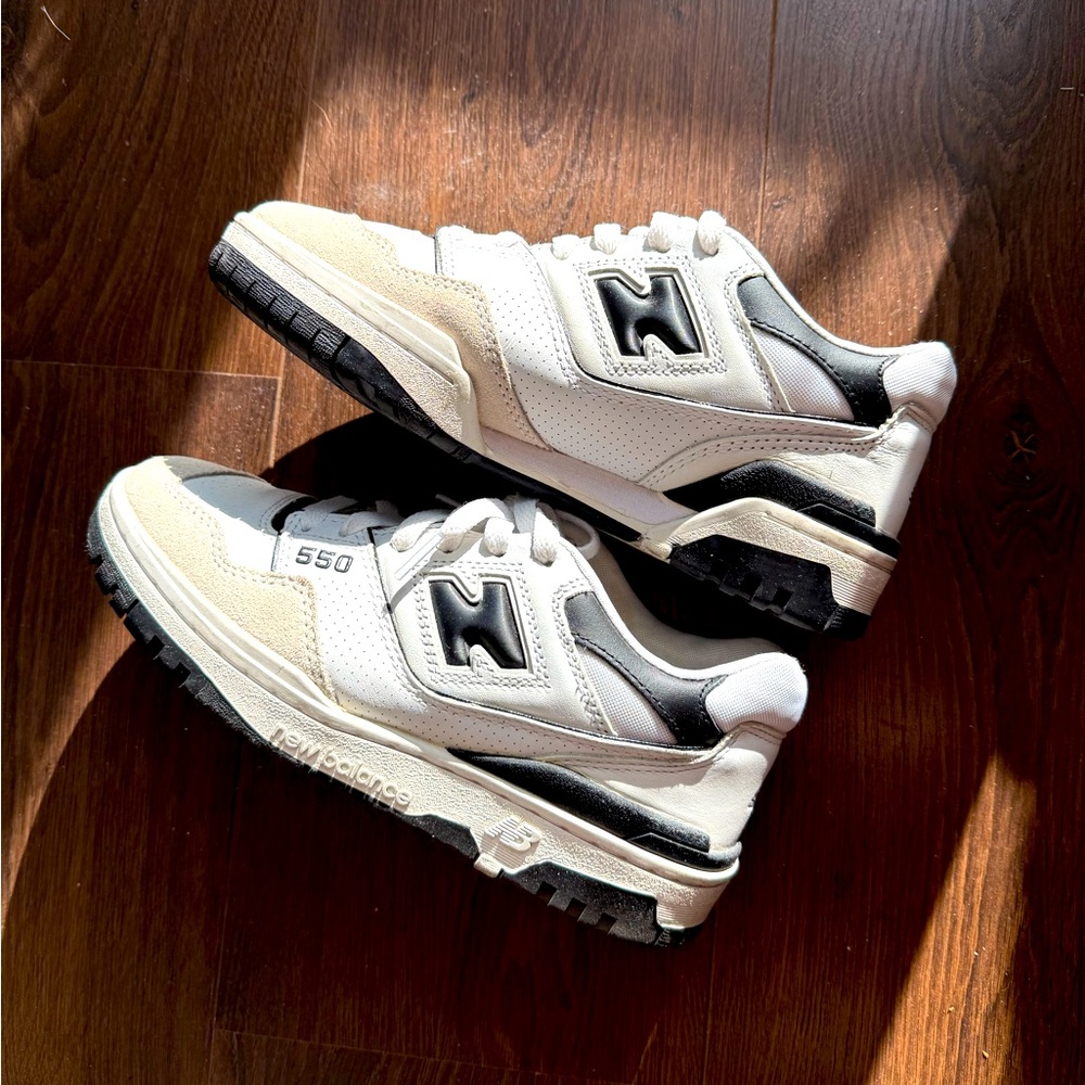 New Balance 550 Sea Salt Black - 5.5 M/7 W - Picture 13 of 16